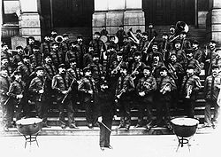 Sousa and the Marine Coprs Band in 1893