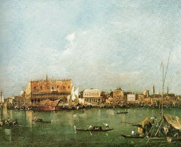 Francesco Guardi's Venice Viewed from the Bacino 