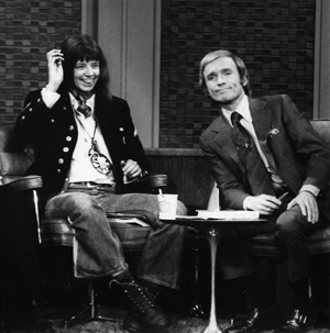 Jill Johnston and Dick Cavett