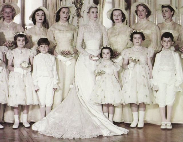 Princess Grace at wedding cropped at sides 3