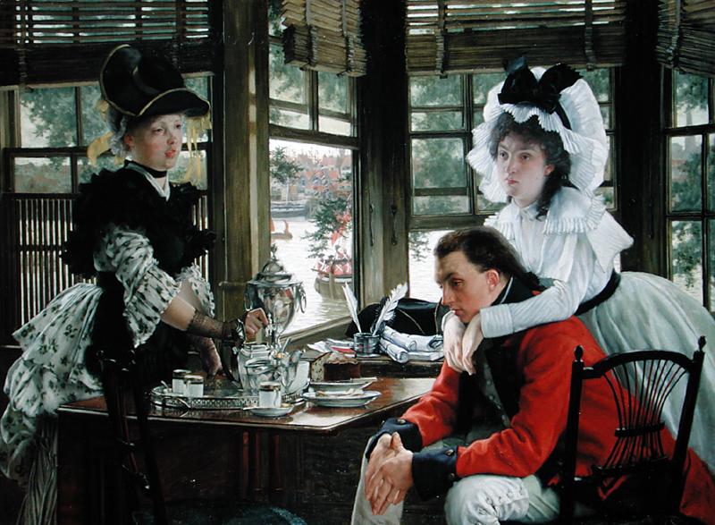 Bad News, The Parting, James Jacques Joseph Tissot (1872)