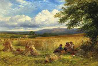 Harvest Rest, George Cole (1865)