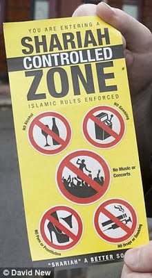 Shariah controlled zone