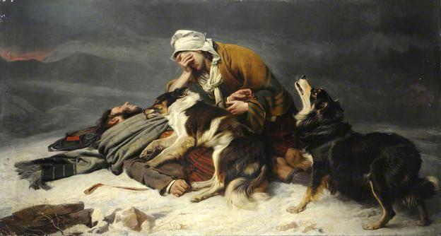 The Lost Shepherd, Richard Ansdell (1860)