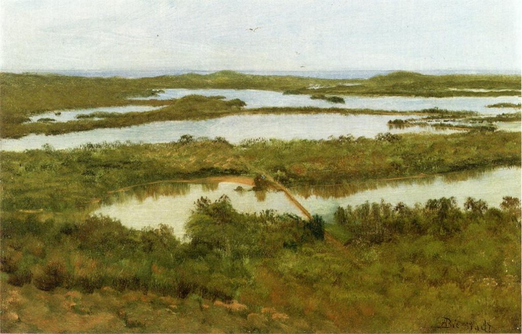 A River Estuary, Albert Bierstadt (1830-1902)