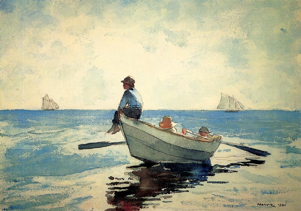 Boys in a Dory, Winslow Homer (1880)