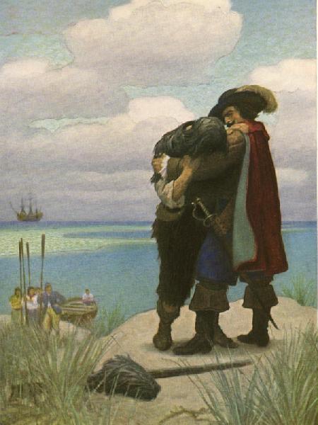 Crusoe by N.C. Wyeth