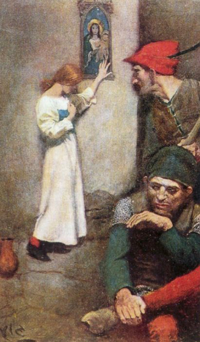 Joan of Arc in Prison, Howard Pyle