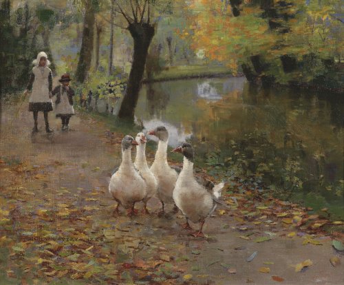 The Goose Girls, Sir John Lavery