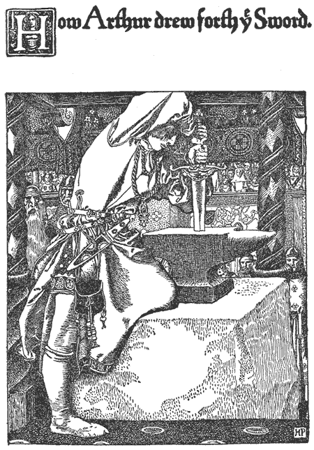 The Story of King Arthur and his Knights, written and illustrated by Howard Pyle, copyright © 1903 by Charles Scribner's Sons, New York 