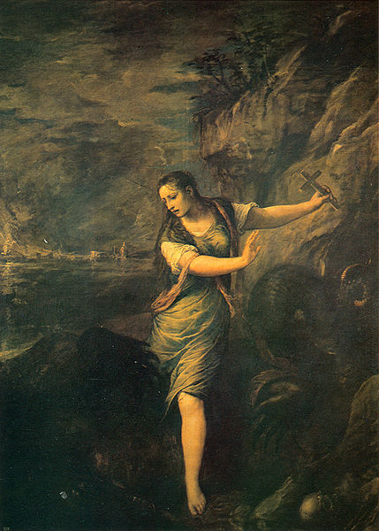 Sant Margaret, Titian; 1559