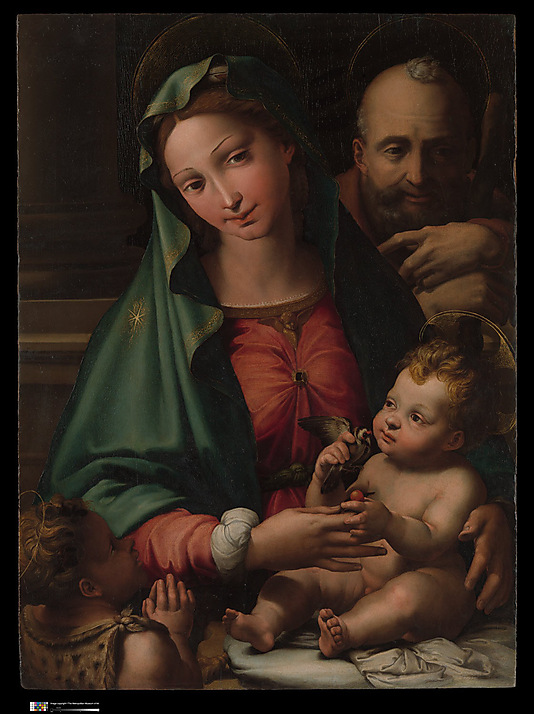 The Holy Family with the Infant St. John the Baptist, Perino Del Vaga, 1524-26