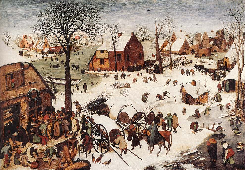 The Numbering at Bethlehem, Pieter the Elder Bruegel (1566)