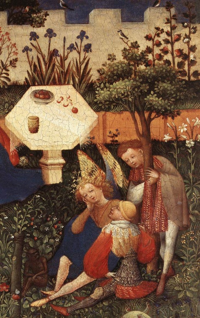 UNKNOWN MASTER, German The Garden of Eden (detail) c. 1410 Tempera on