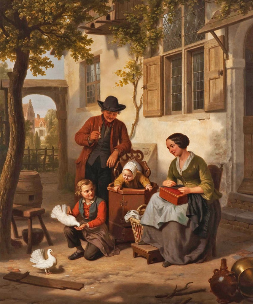 The Happy Family, Basile de Loose; 1856