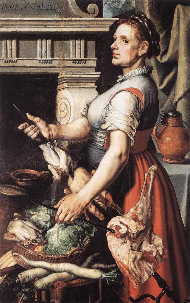 AERTSEN, Pieter Cook in front of the Stove 1559