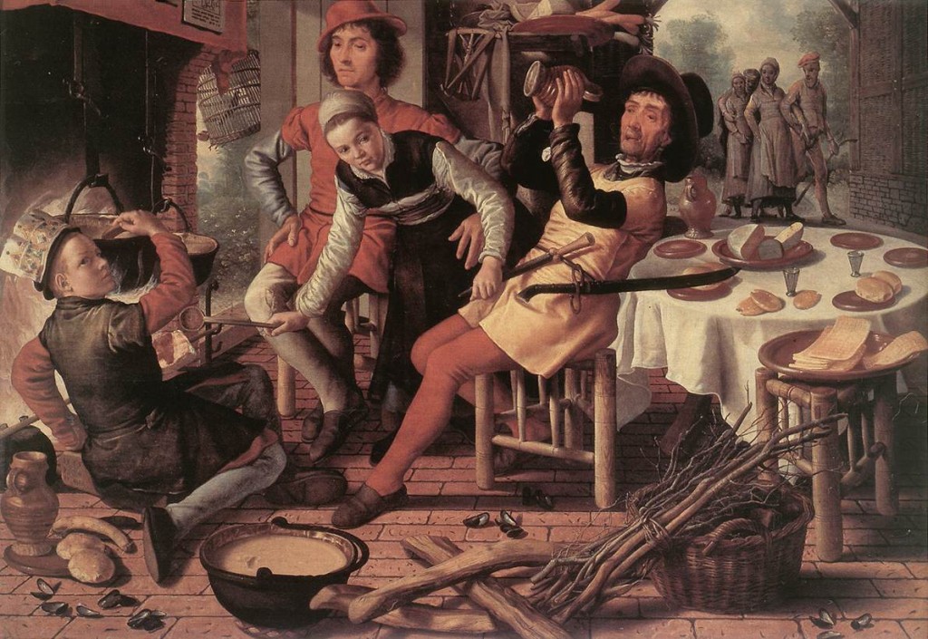  Peasants by the Hearth, Pieter Aertsen; 1560s