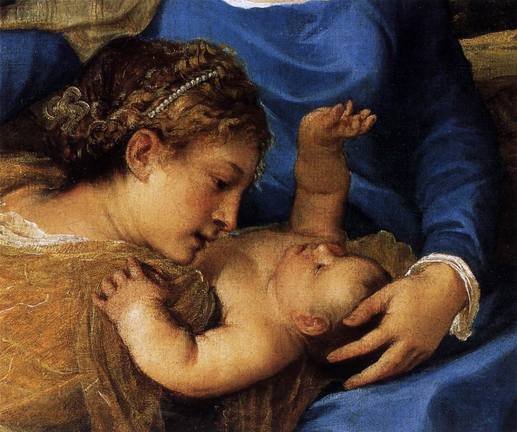 vecelliotiziano_madonnaandchildwithsaints-detail